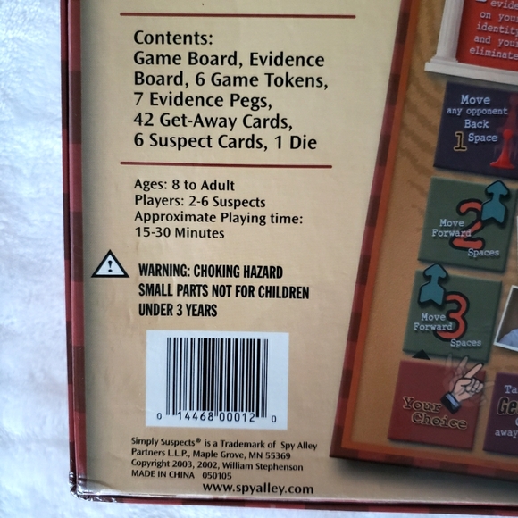 Simply Suspects Board Game--NWOT - Picture 8 of 8